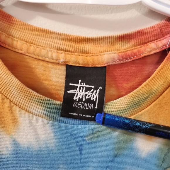 Vintage Stüssy world tour tie dye tee - Size M - Picture 4 of 6